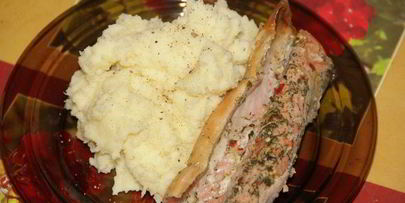 картофельное пюре с пастернаком и сметаной