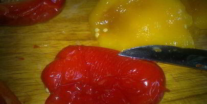 картофельное пюре с перцами