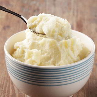 Картофельное пюре с трюфельным маслом и маскарпоне