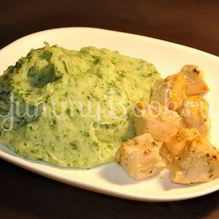 Рецепт Картофельное пюре со шпинатом