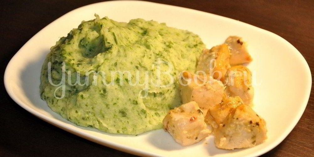 Рецепт картофельное пюре со шпинатом