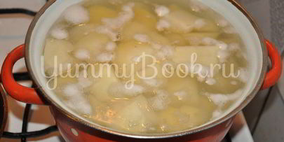 картофельное пюре со шпинатом