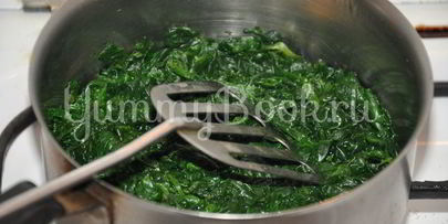 картофельное пюре со шпинатом