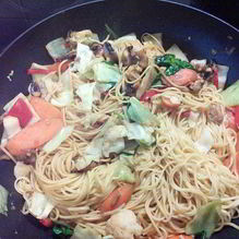 Рецепт Китайская лапша с овощами