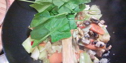 китайская лапша с овощами