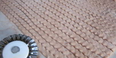 клубничная лапша