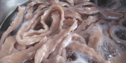 клубничная лапша