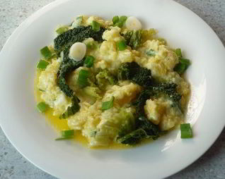 Колканнон — ирландское картофельное пюре с савойской капустой