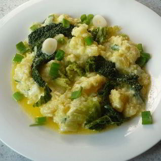 Колканнон — ирландское картофельное пюре с савойской капустой