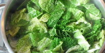 колканнон — ирландское картофельное пюре с савойской капустой