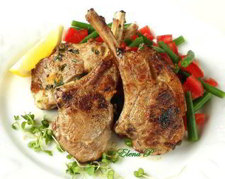 Бараньи котлеты на косточке