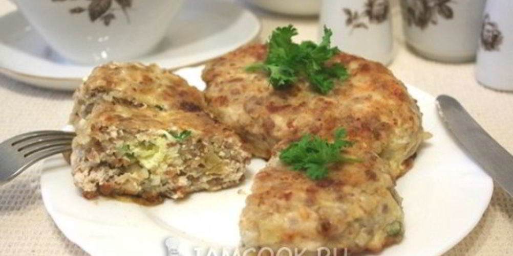 Рецепт гречаники из куриного фарша с начинкой