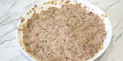 гречаники из куриного фарша с начинкой
