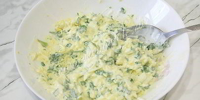 гречаники из куриного фарша с начинкой