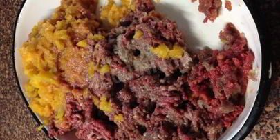 котлета с тыквой паровая для раздельного питания