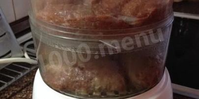 котлета с тыквой паровая для раздельного питания