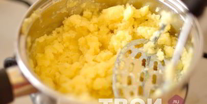 котлетки из картофеля и тунца