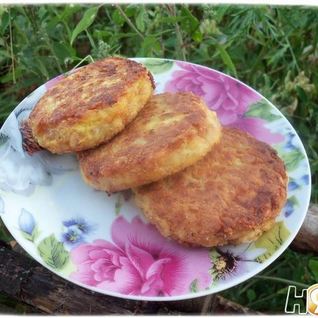 Котлетки из овсянки с кабачком