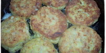 котлетки из овсянки с кабачком