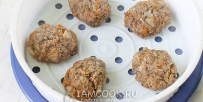 котлеты говяжьи на пару