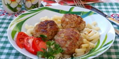 котлеты из фарша индейки