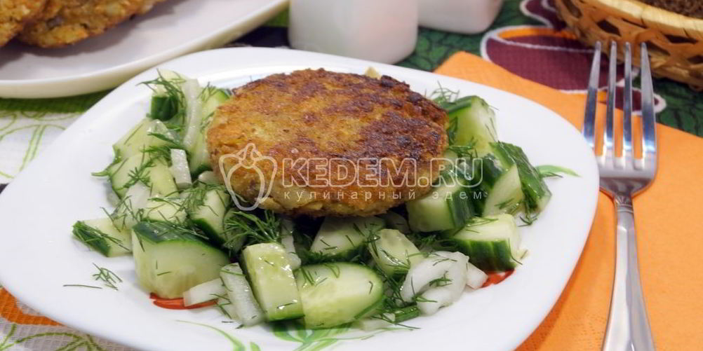 Рецепт котлеты из капусты с грибами