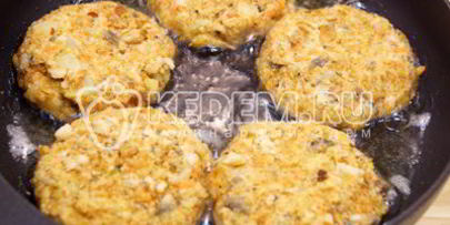 котлеты из капусты с грибами