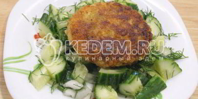 котлеты из капусты с грибами