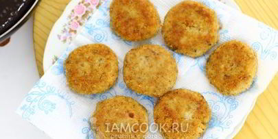 котлеты из консервы сайры с рисом