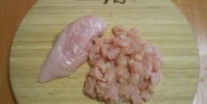 котлеты из кусочков курицы