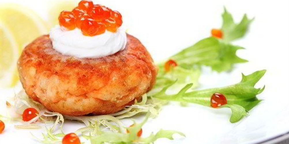 Рецепт котлеты из лосося с йогуртовым соусом