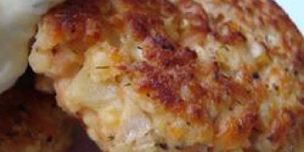 Рецепт котлеты из лосося с картофелем