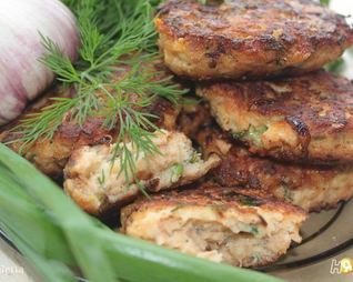 Котлеты из лосося