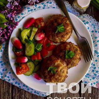 Котлеты из минтая в духовке