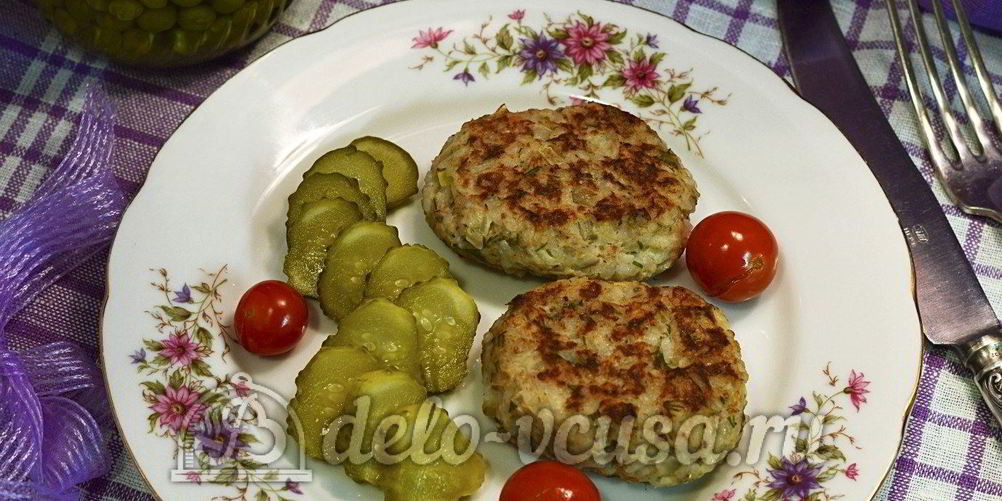 Рецепт котлеты из рыбных консервов