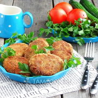 Котлеты из свежемороженой скумбрии