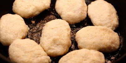 котлеты из трески со сливками