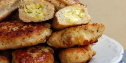 котлеты с начинкой