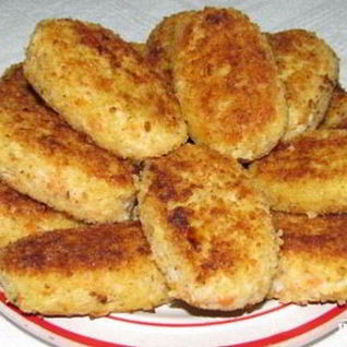 Котлеты с овощами в духовке