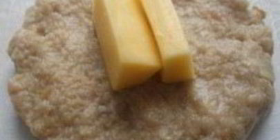 котлеты с сырной начинкой