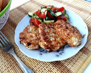 Куриные котлетки с молоком