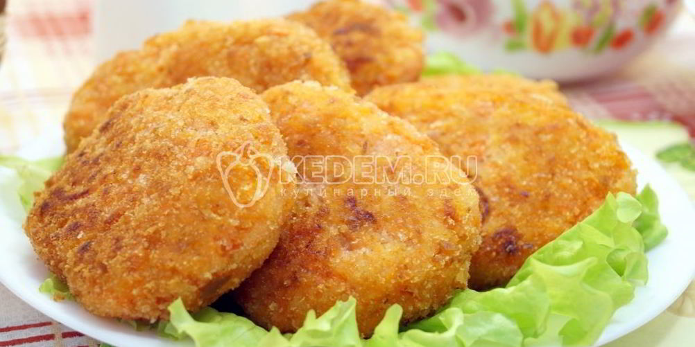 Рецепт морковные котлеты с манкой