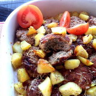 Непростые котлетки с картошкой