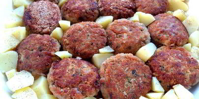 непростые котлетки с картошкой