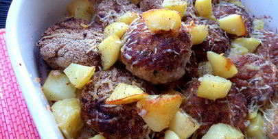 непростые котлетки с картошкой