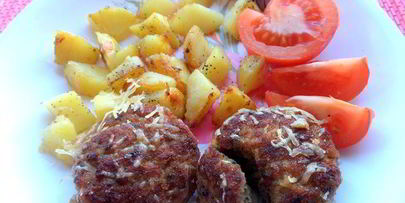 непростые котлетки с картошкой