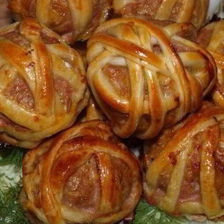 Оригинальные куриные котлеты Клубочки