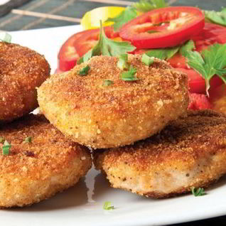 Пикантные рыбные котлеты с сыром и зеленью