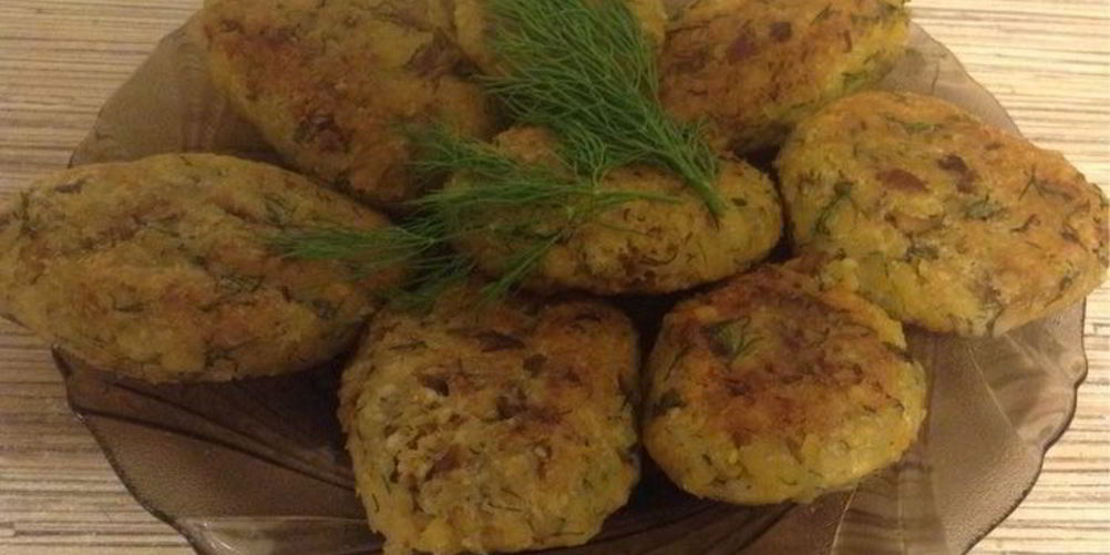 Рецепт постные грибные котлеты с нутом