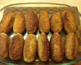 Рубленные котлеты из индейки с брынзой